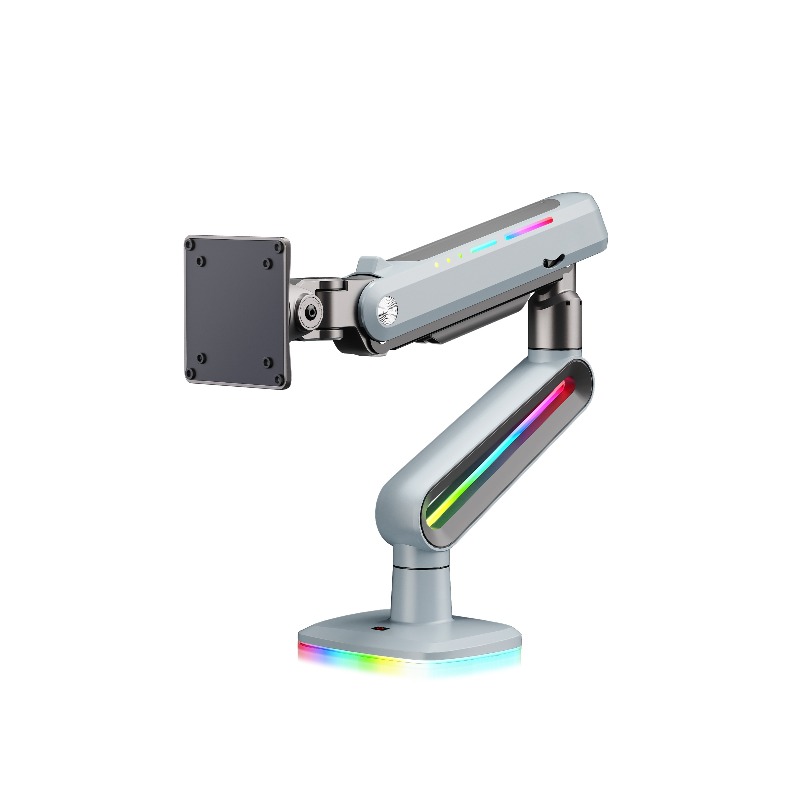 Monitor Arm Single - Suporte Robótico Articulado F6-XV Preto de