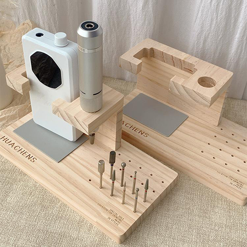 Tech Accessories Box - 1 unidade de Suporte de Madeira