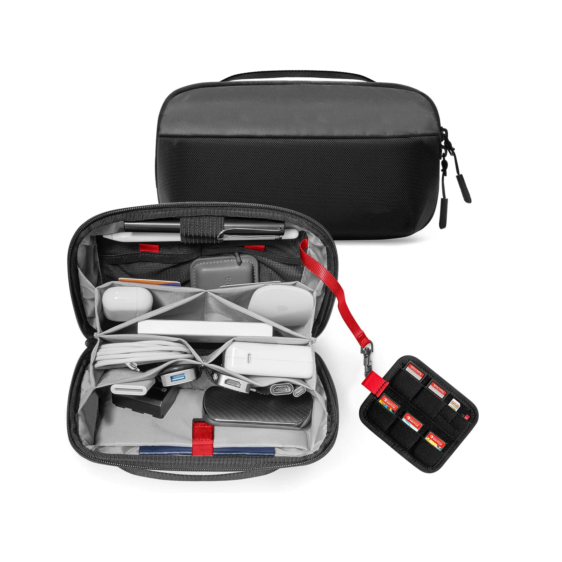 Tech Accessories Organizer Pouch - Bolsa Organizadora de Tecnologia para Viagem,