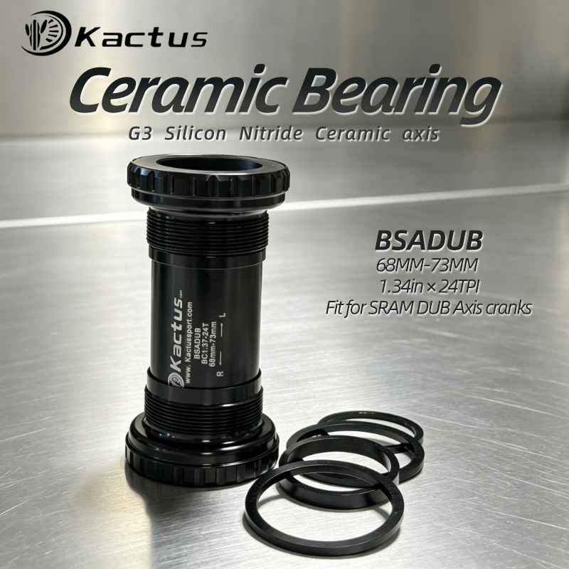 Tech Bike Accessories - Suporte Inferior Cerâmico KACTUS BSA para