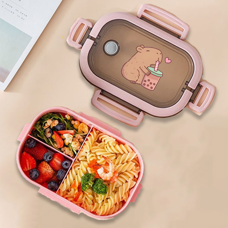 Tech Home Accessories - Capivara bento lancheira anime animais impressão