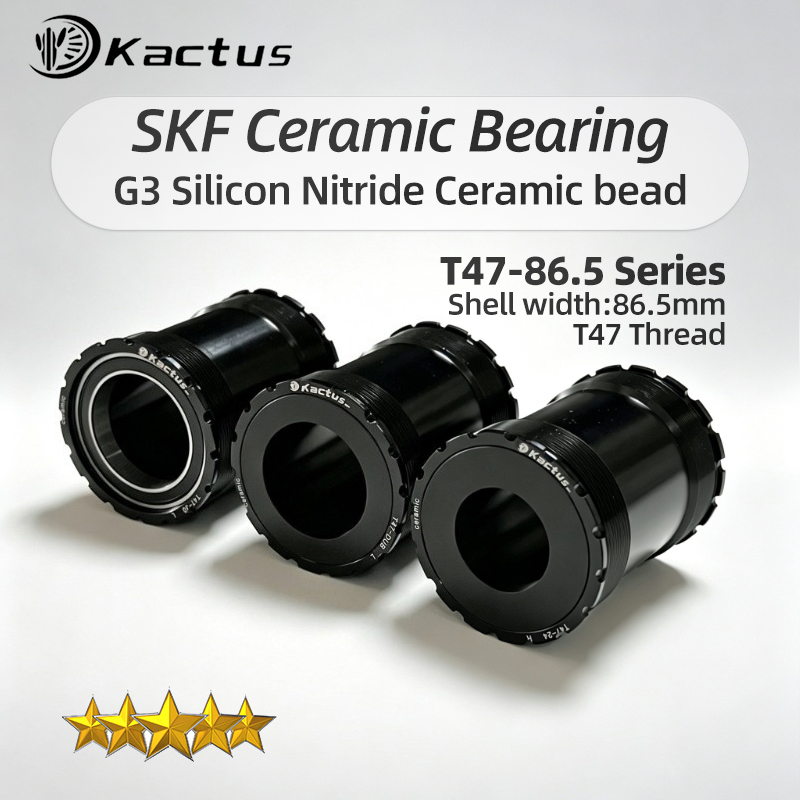 Tech Bike Accessories - Eixo Pedaleiro KACTUS T47-86.5 com Rolamento