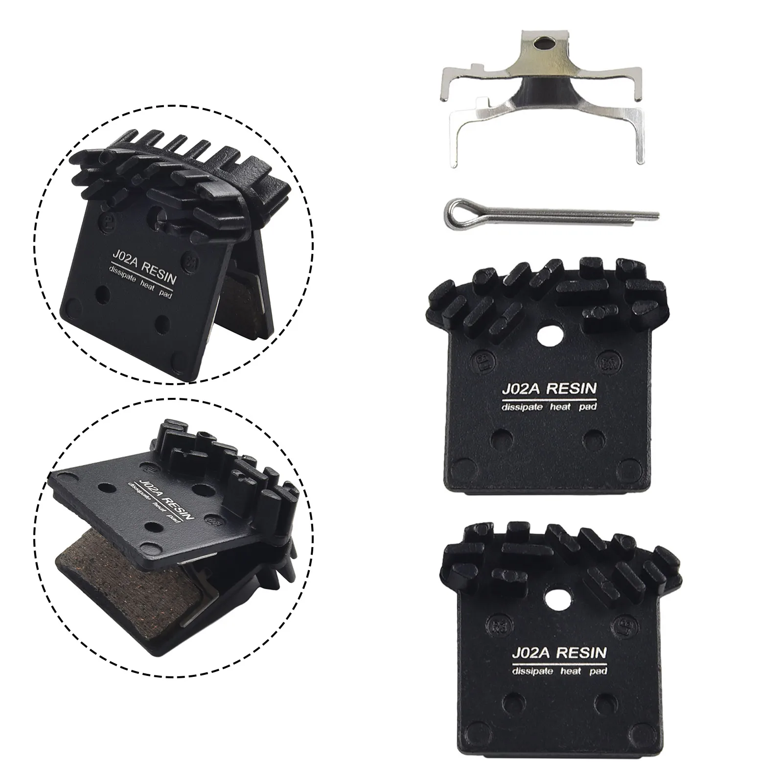 Tech Bike Accessories - 1 par de pastilhas de freio