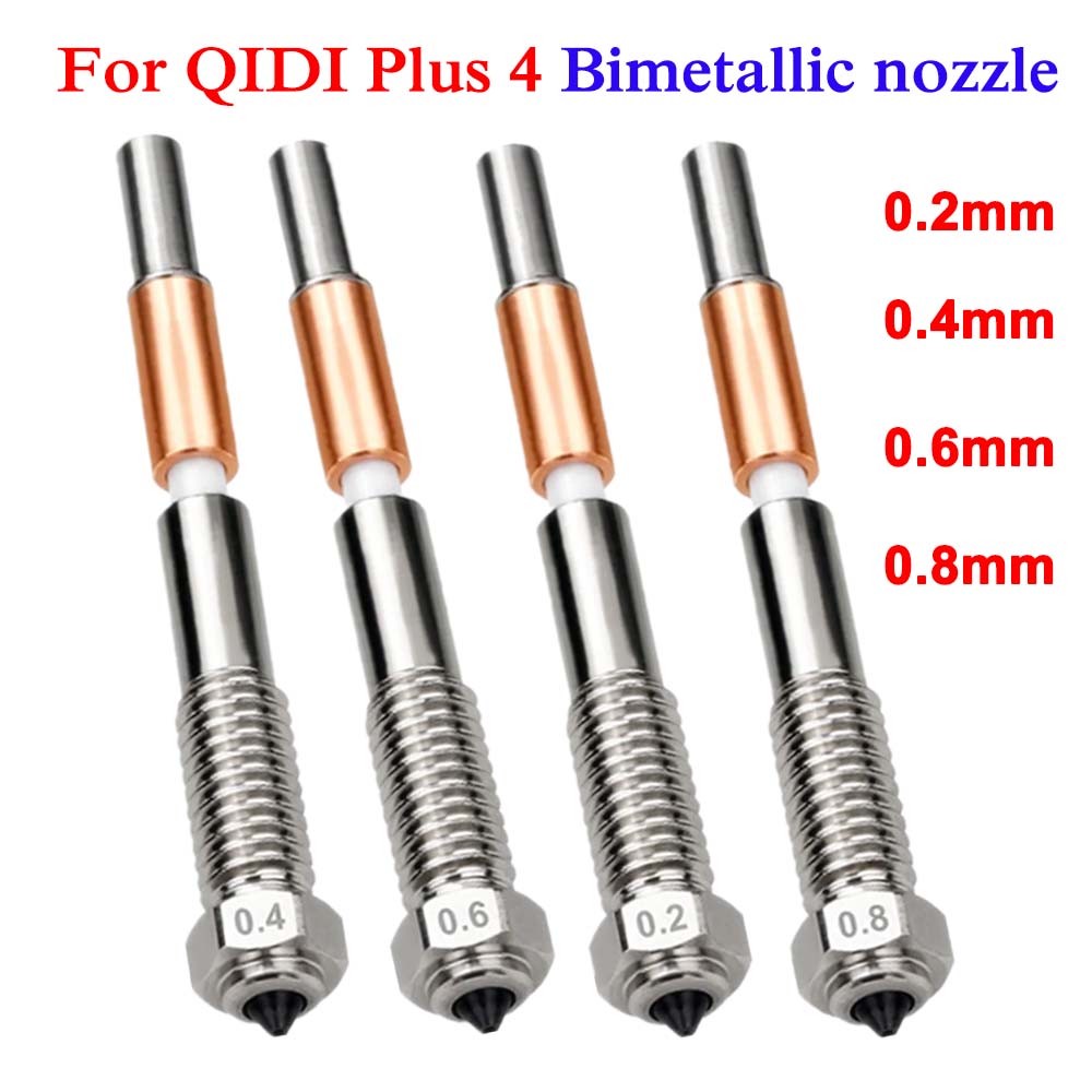 Tech Accessories Shop - Bico Bimetálico QIDI Plus 4 (0.2mm,