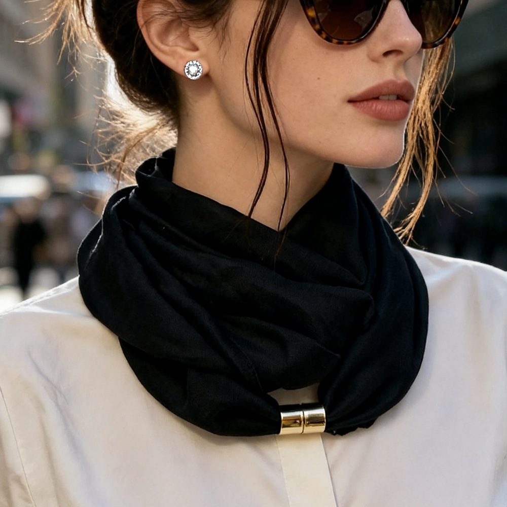 Cachecol Feminino Elegante par - Hi Tech Accessories avaliação e preço