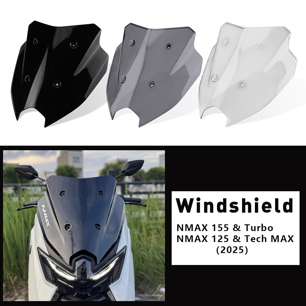 Novo pára-brisa nmax 125 para  - Tech Max Accessories avaliação e preço