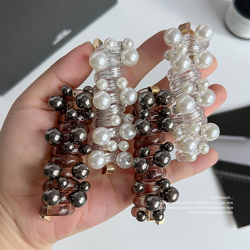 Laço de cabelo pérola, faixa d - Hi Tech Accessories avaliação e preço