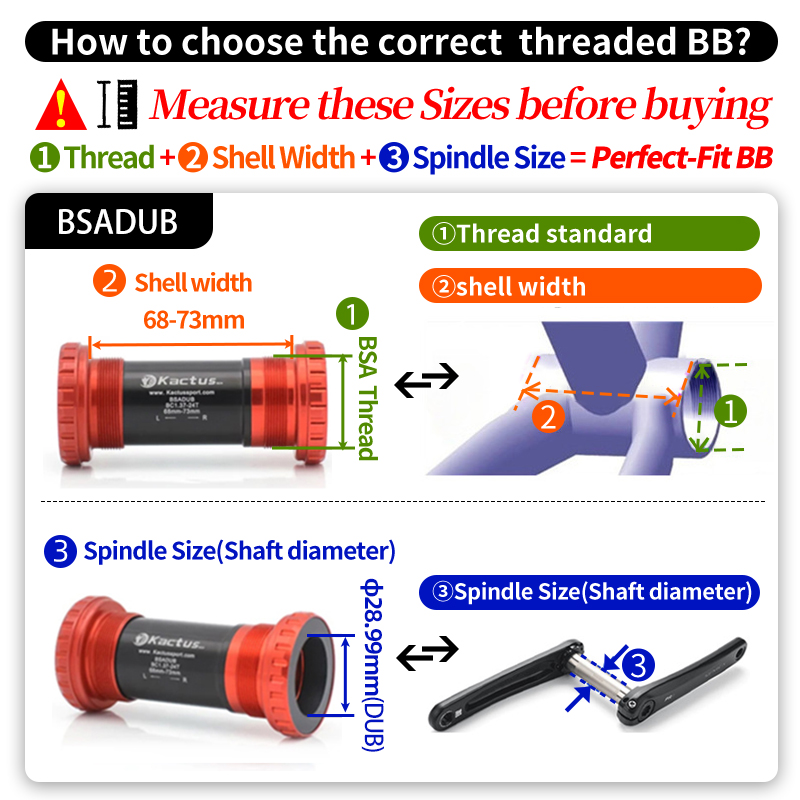 Suporte Inferior Cerâmico KACT - Tech Bike Accessories avaliação e preço