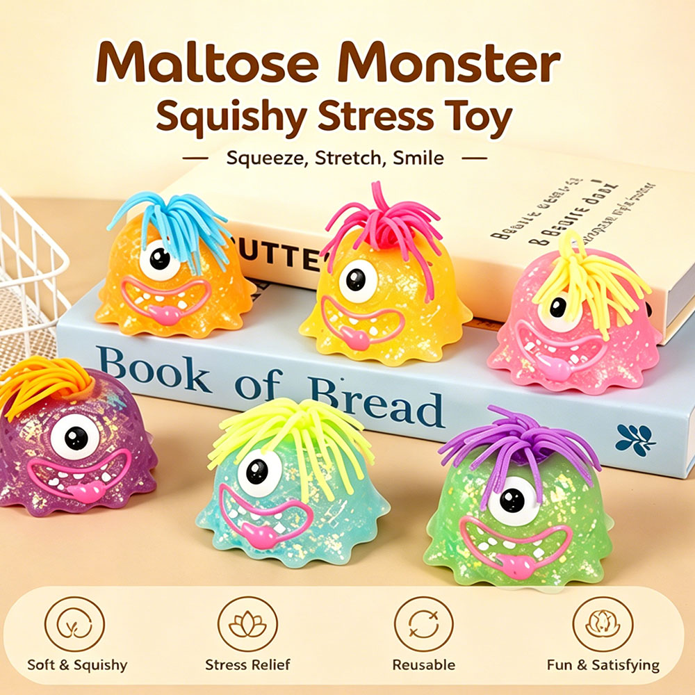 Kawaii Maltose Monster Squishy - Tech Home Accessories avaliação e preço