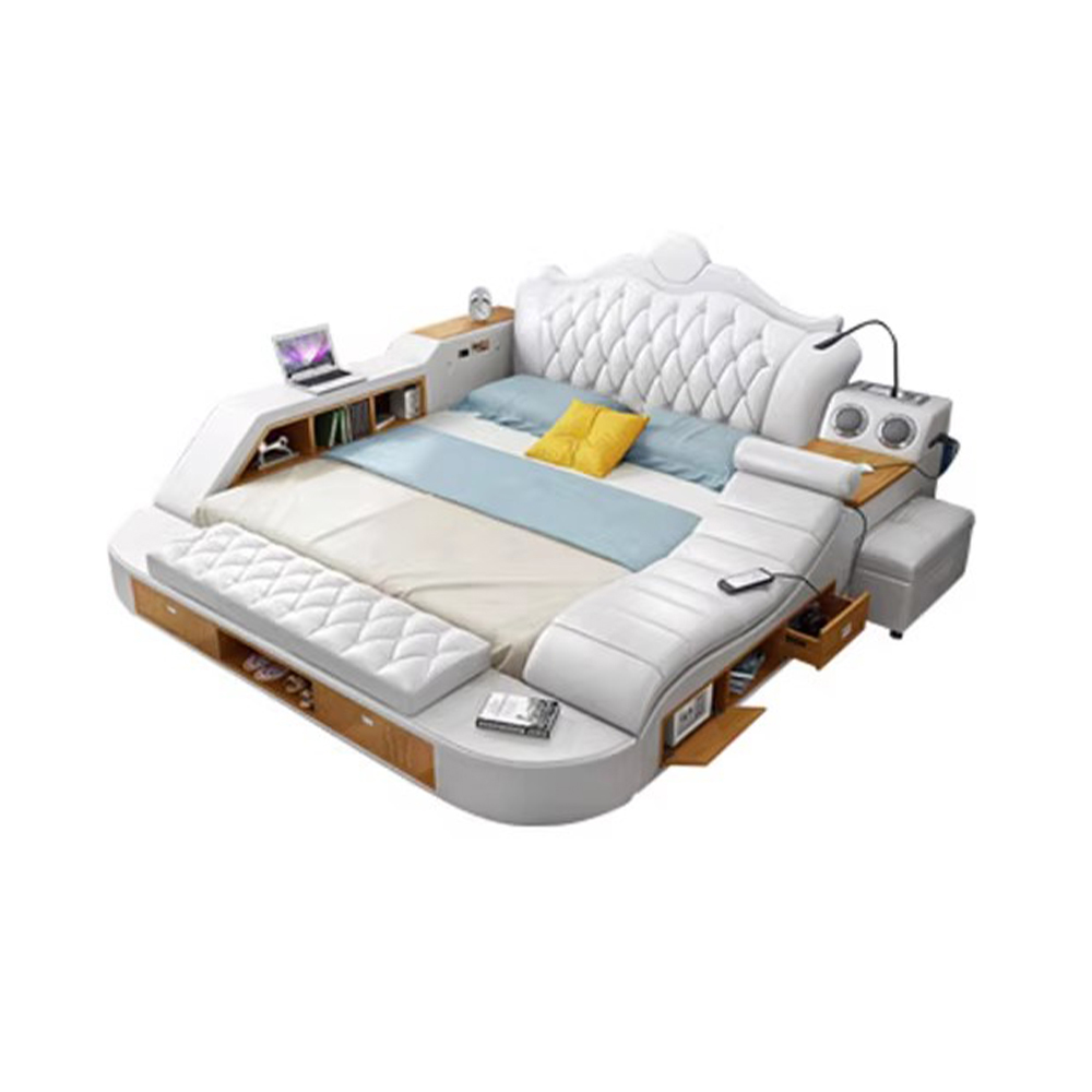 Cama de Luxo Moderna em Couro  - Tech Queen avaliação e preço