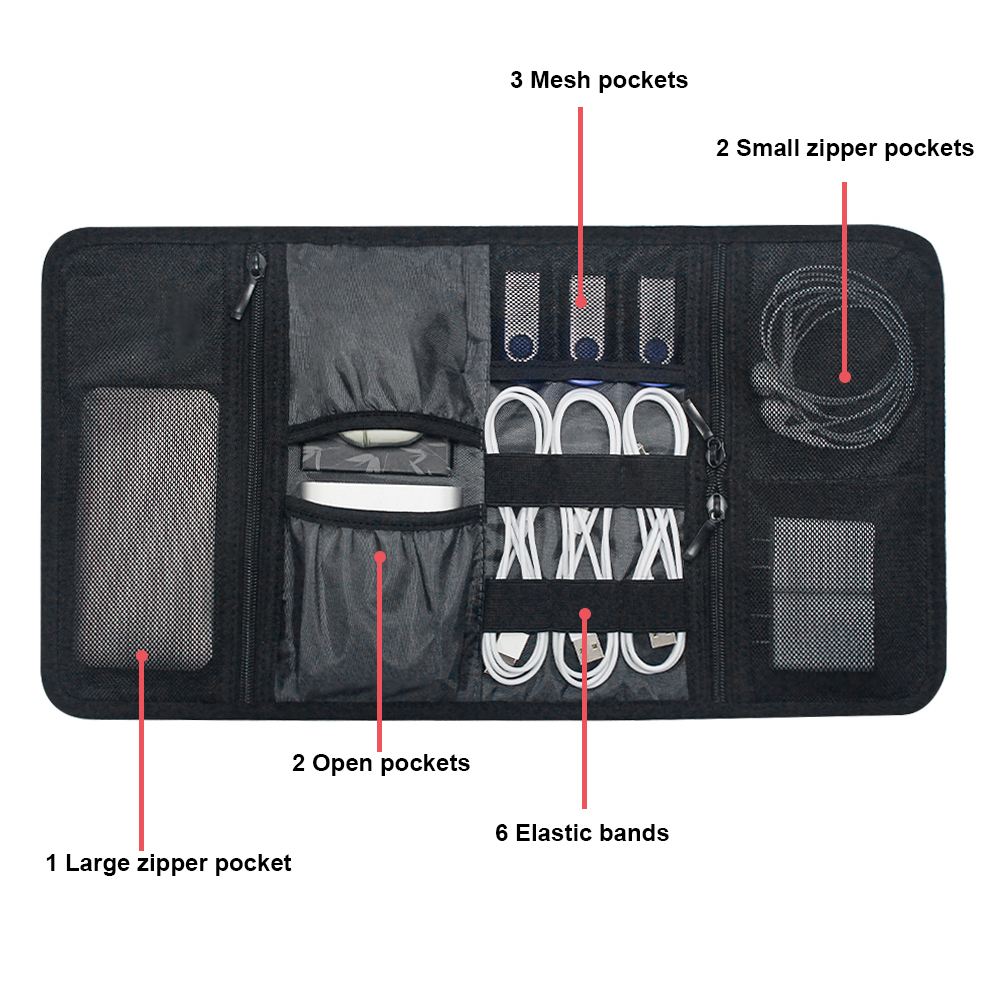 Bolsa Organizadora de Tecnolog - Tech Accessories Organizer Pouch avaliação e preço