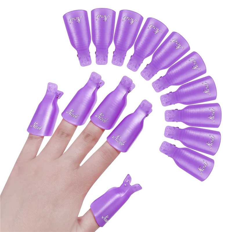 10 Peças de Clipes de Plástico - Nail Tech Accessories avaliação e preço