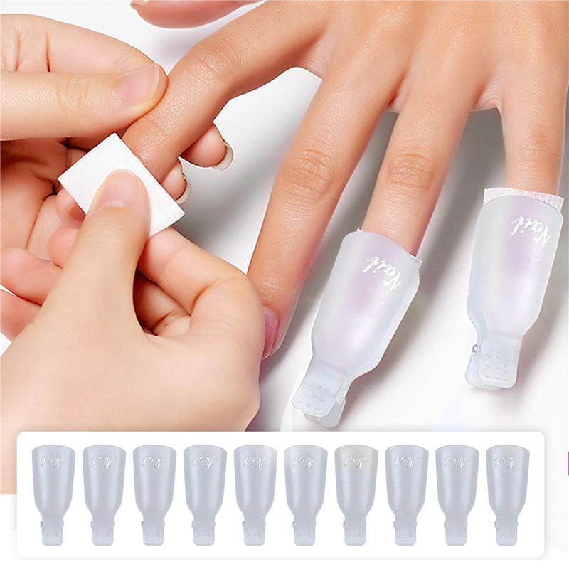 10 Peças de Clipes de Plástico - Nail Tech Accessories avaliação e preço