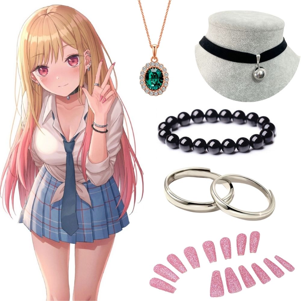 Brincos e Colar Kitagawa Marin - Nail Tech Accessories avaliação e preço